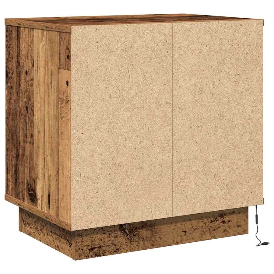 Cabinet de chevet 2 pcs Bois ancien 50 x 34,5 x 50 cm. - 8