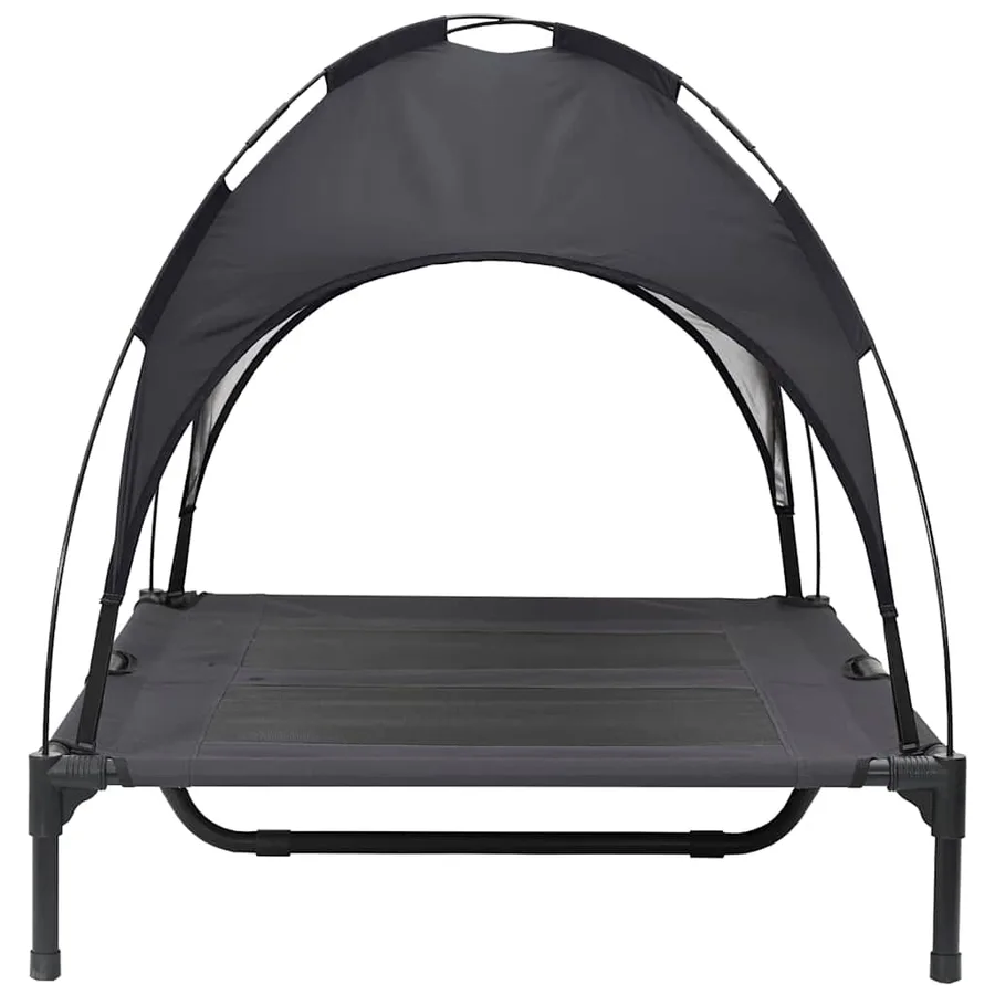 Lit pour Chien Noir 92 x 77 x 82,5 cm Acier - 5