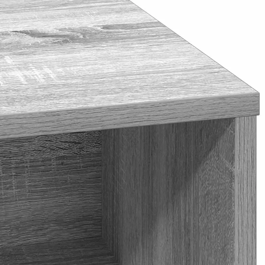 Buffet LED Gris Sonoma 71 x 34,5 x 75 cm Bois d'ingénierie - 11