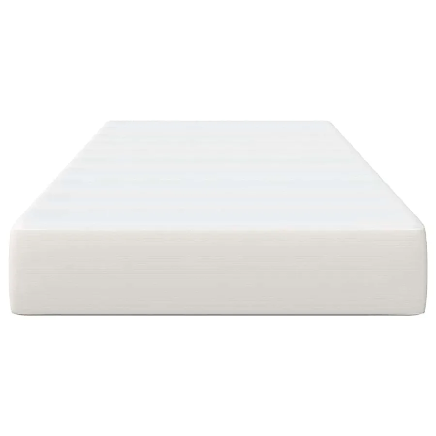 Matelas de Lit avec matelas Crème 90 x 190 cm tissu - 6