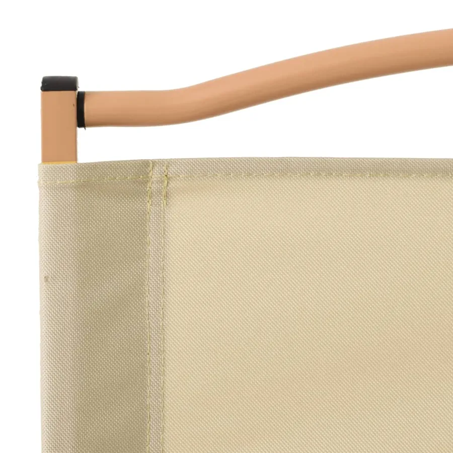 Chaises de camping lot de 2 Beige 54x43x59 cm Tissu Oxford - 7