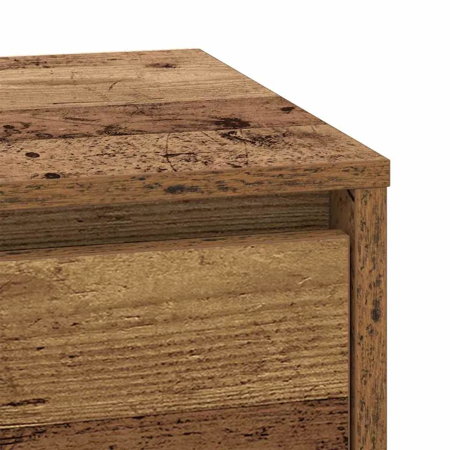 Cabinet de chevet avec tiroir Bois ancien 39 x 34,5 x 50 cm - 8