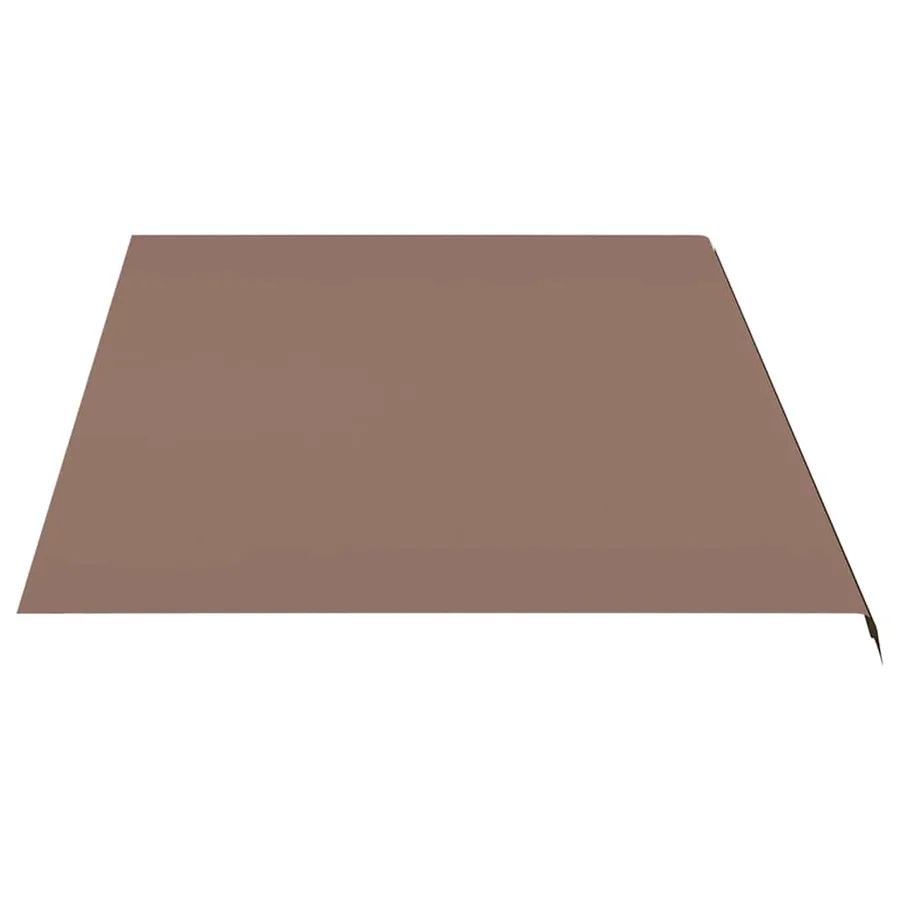 Tissu de remplacement pour auvent marron 5x3 m polyester - 4