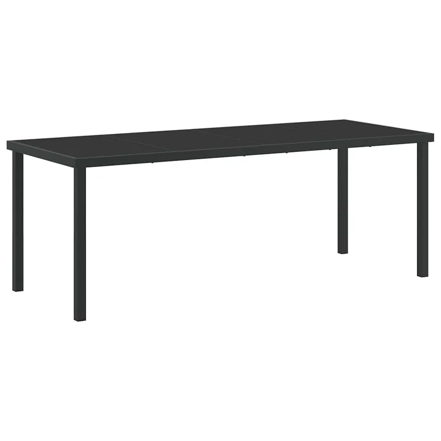 Ensemble de salle à manger pour jardin 9 pcs Marron - 5