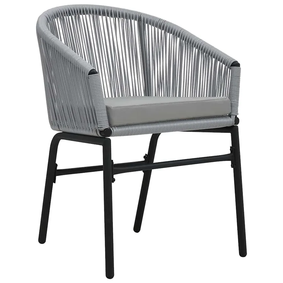 Ensemble de salle à manger pour jardin 5 pcs Anthracite - 6
