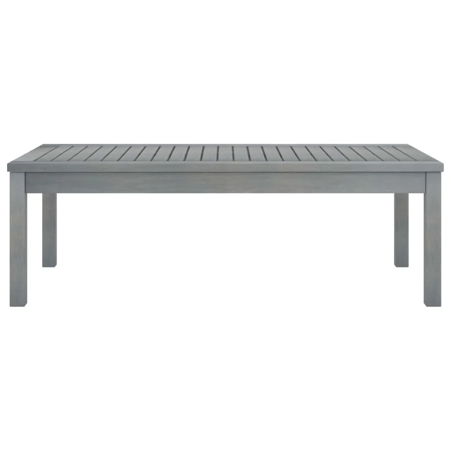 Salon de jardin 4 pcs avec coussins Bois d'acacia solide - 13