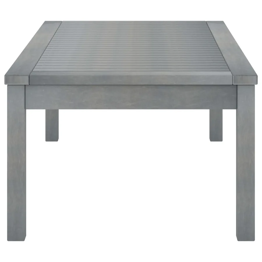 Salon de jardin 4 pcs avec coussins Bois d'acacia solide - 14