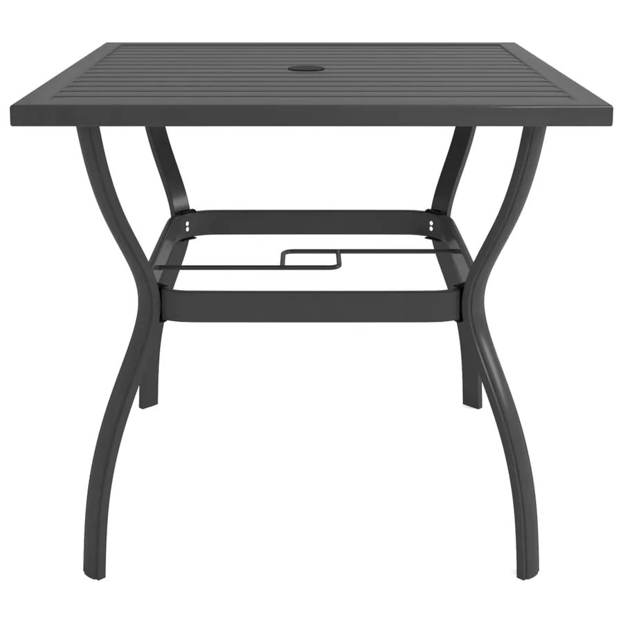 Ensemble à manger de jardin 3 pcs textilène et acier - 4