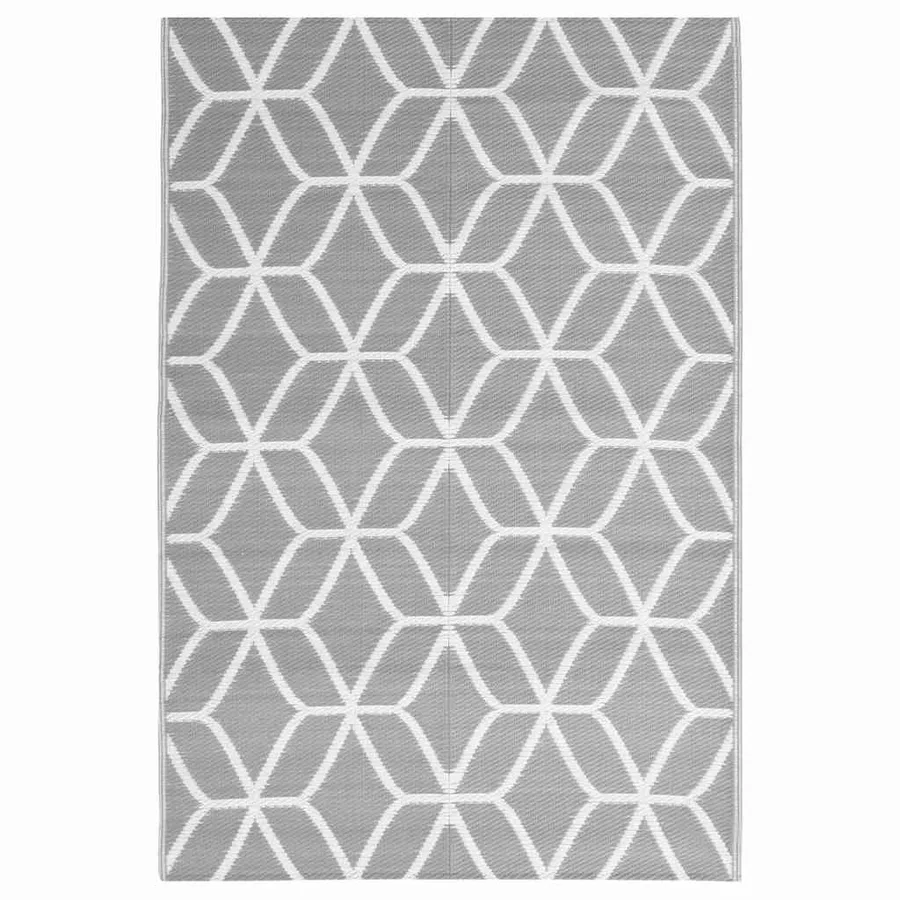 Outdoor rug ARAKIL Grey 140x200 cm PP - 2