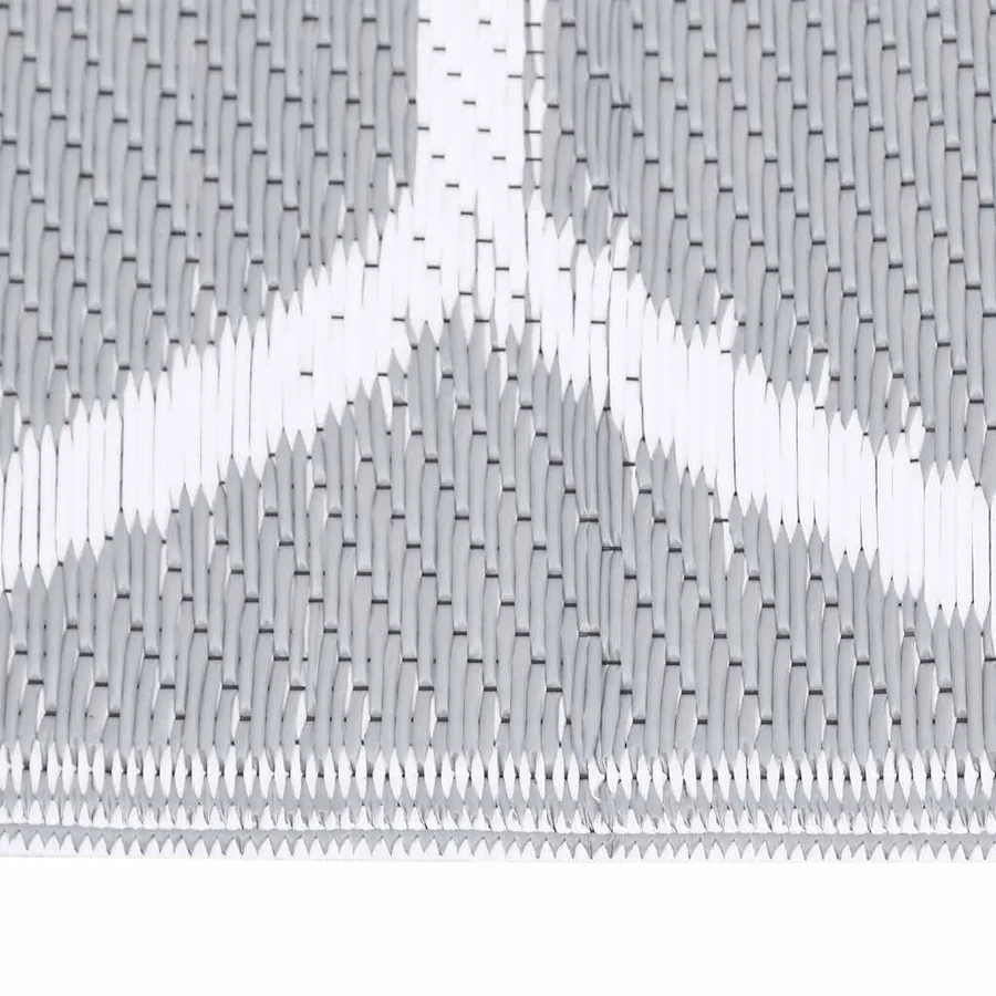 Outdoor rug ARAKIL Grey 140x200 cm PP - 3