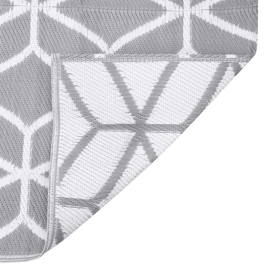 Outdoor rug ARAKIL Grey 140x200 cm PP - 4