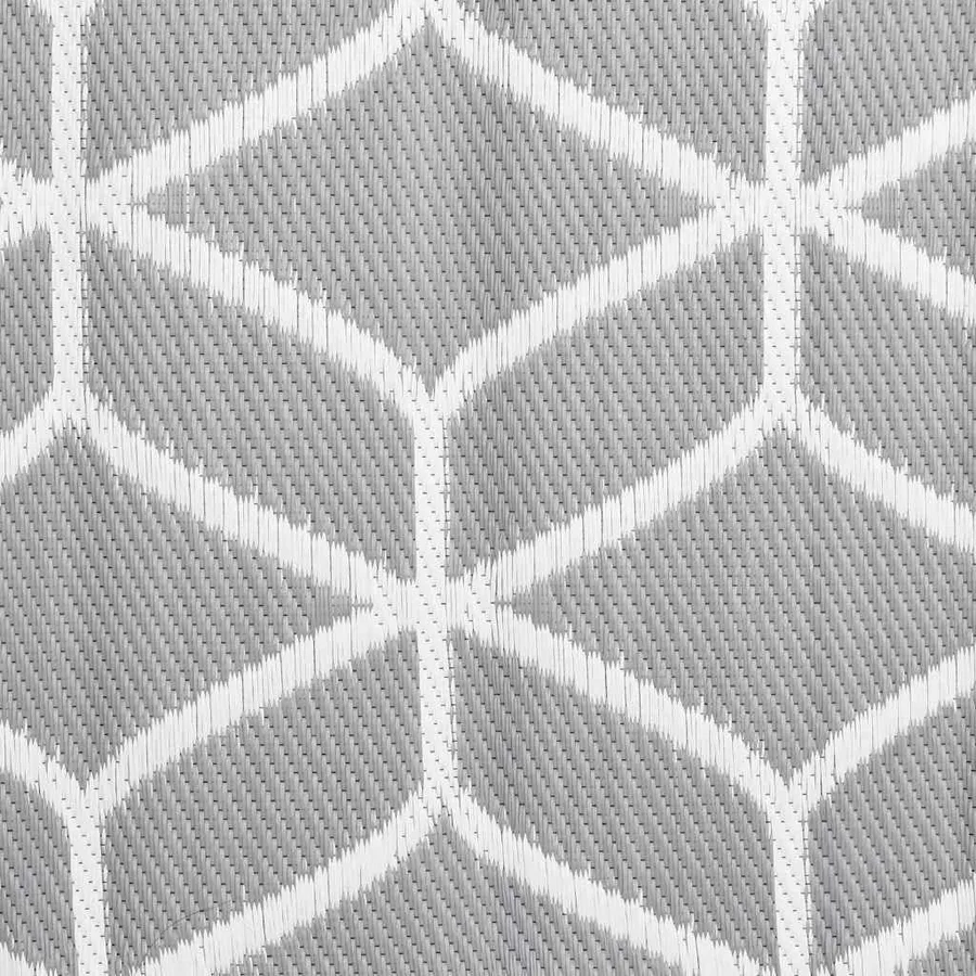 Outdoor rug ARAKIL Grey 140x200 cm PP - 6