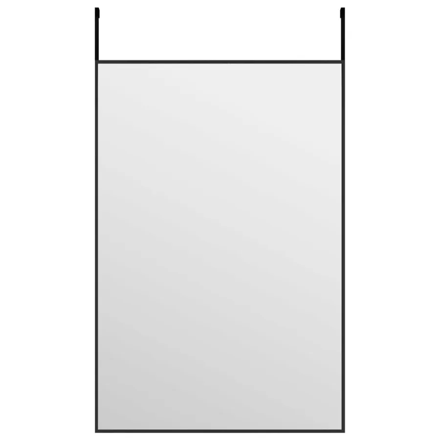 Miroir de porte Noir 40x60 cm Verre et aluminium - 2
