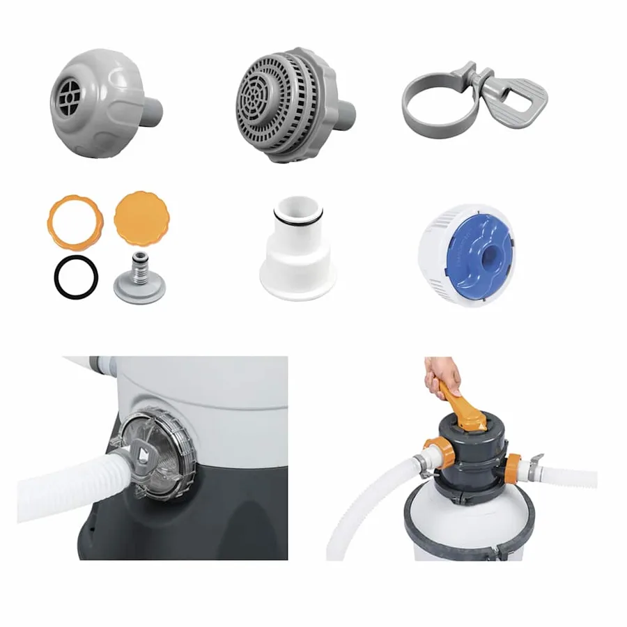 Bestway Flowclear Pompe de filtration à sable 5678 L/h - 7