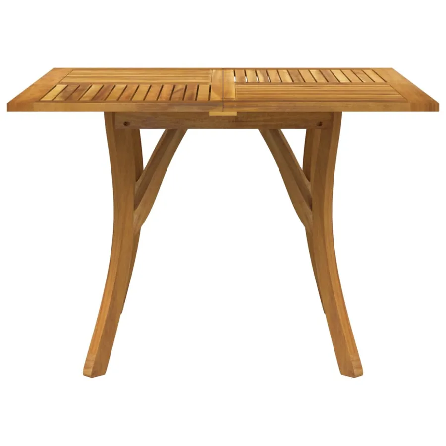 Table de jardin 110x110x75 cm Bois d'acacia solide - 3