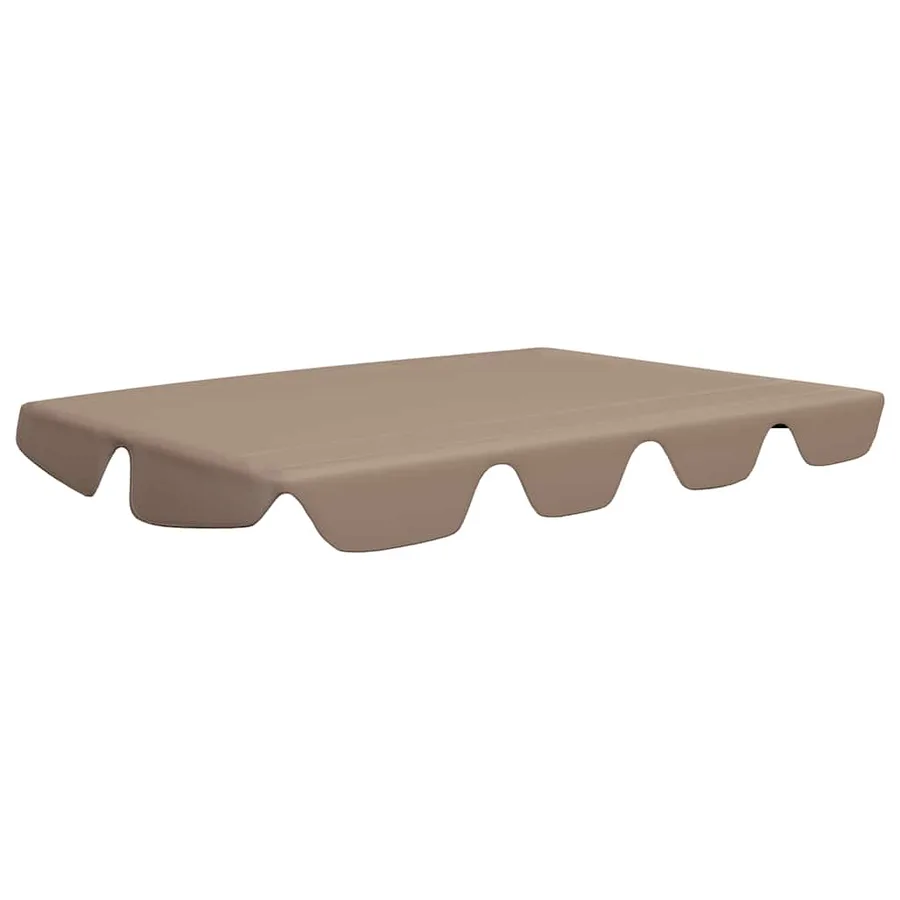 Toit de rechange de balançoire taupe 150/130x105/70 cm - 2