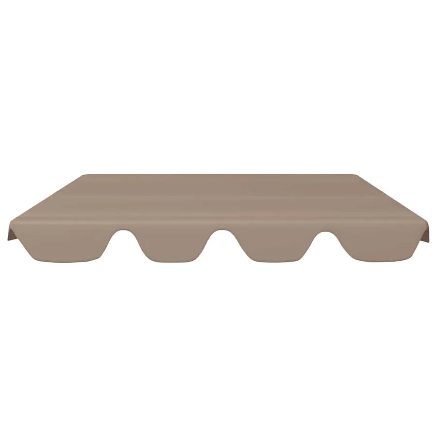 Replacement swing canopy taupe 150/130x105/70 cm - 3