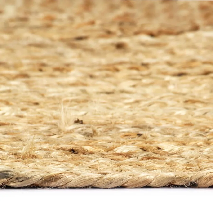 Tapis fait à la main Jute Naturel 80x160 cm - 3