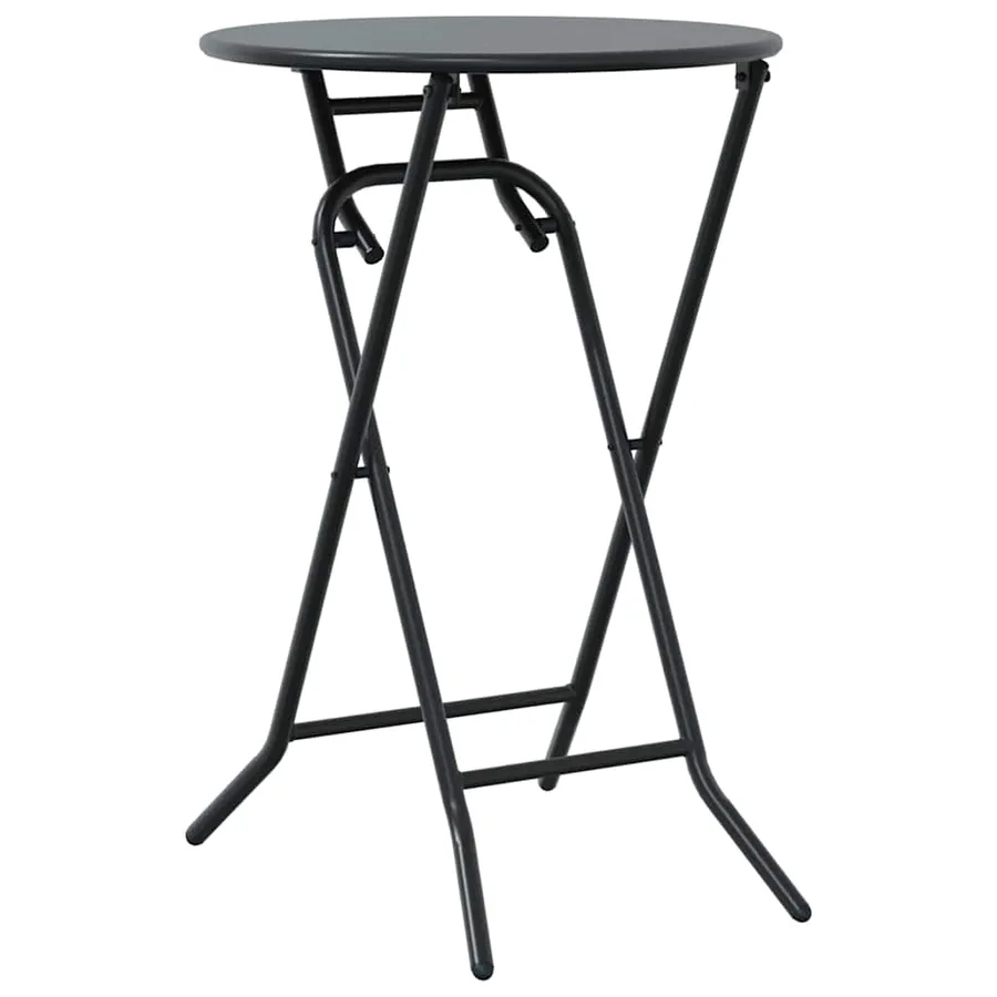 Ensemble bistro de jardin 3 pcs Anthracite Acier - 6