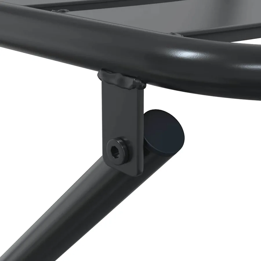 Ensemble bistro de jardin 3 pcs Anthracite Acier - 8