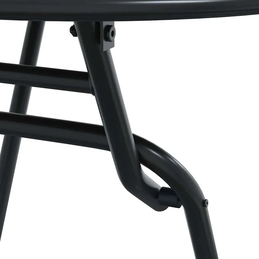 Ensemble bistro de jardin 3 pcs Anthracite Acier - 9