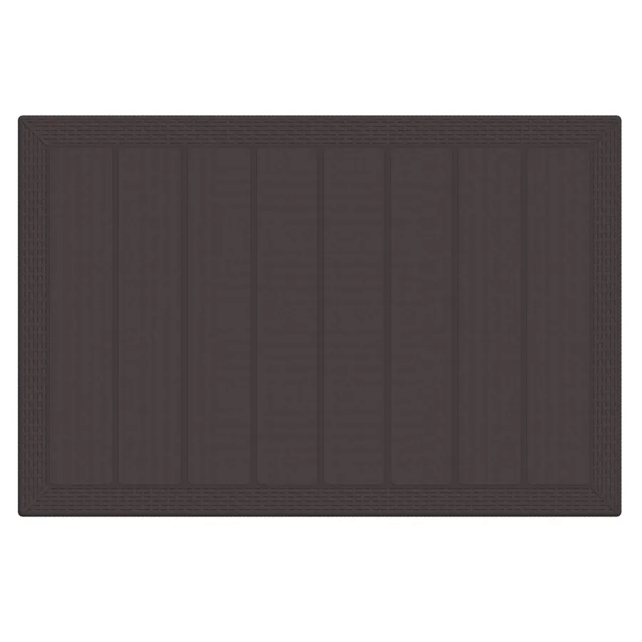 Ensemble de salle à manger pour jardin 7 pcs Marron Rattan Polt - 2