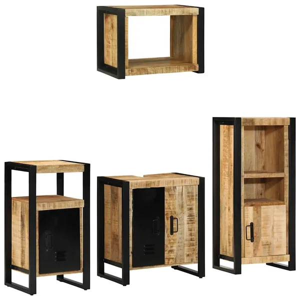 Ensemble de mobilier de salle de bain avec tiroir 4 pcs
