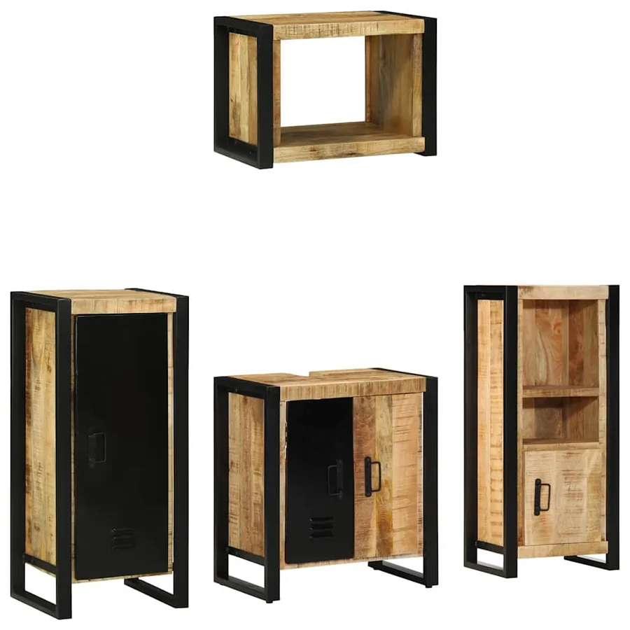 Ensemble de mobilier de salle de bain avec tiroir 4 pcs