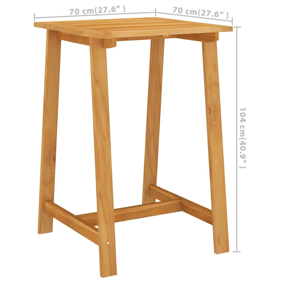 Ensemble de bar de jardin 5 pcs Gris - 11