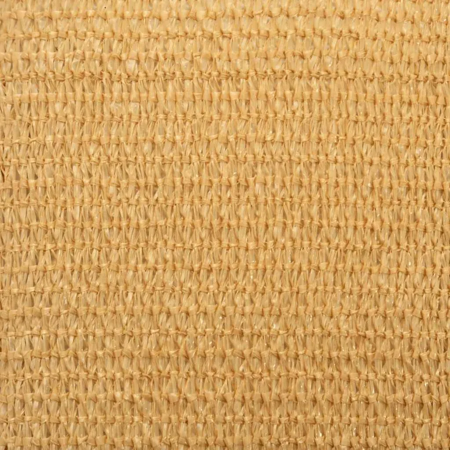 Voile d'ombrage 160 g/m² triangulaire sable 3x3x3 m PEHD - 9