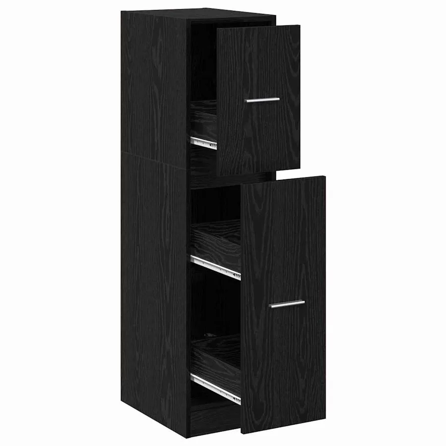 Cabinet de Pharmacie Chêne noir 30 x 41 x 118 cm - 2