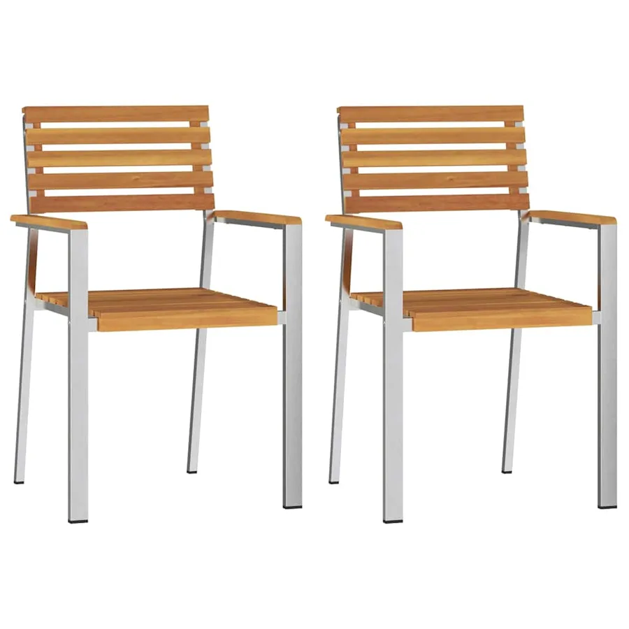 Ensemble de salle à manger pour jardin 3 pcs - 6