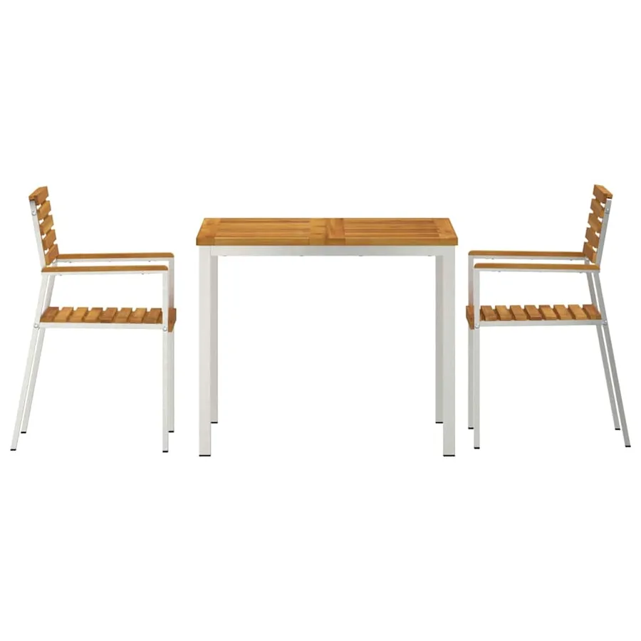 Ensemble de salle à manger pour jardin 3 pcs - 7