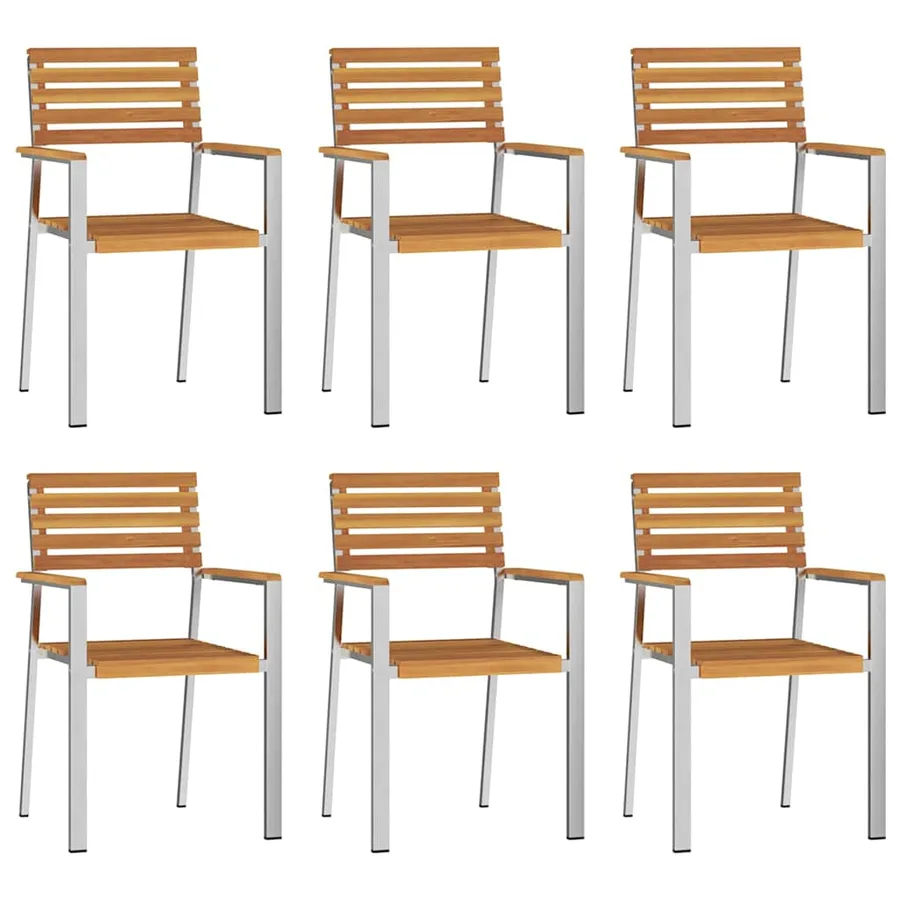 Ensemble de salle à manger pour jardin 7 pcs - 6