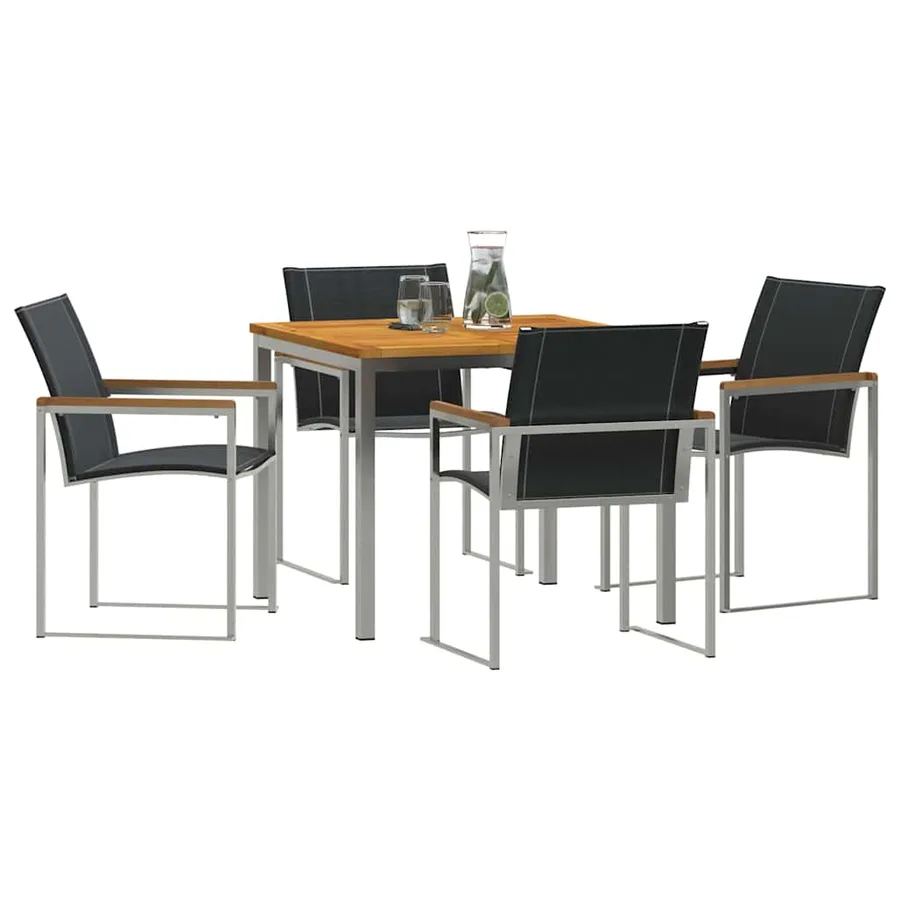 Ensemble de salle à manger pour jardin 5 pcs - 3