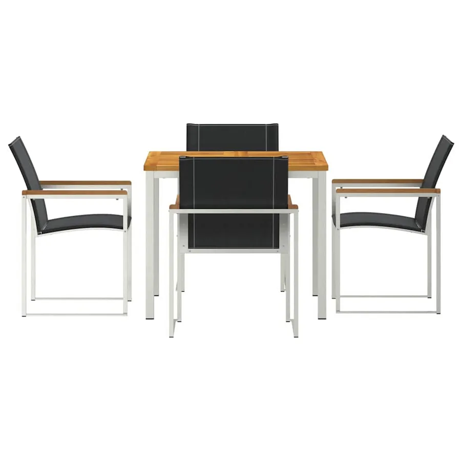 Ensemble de salle à manger pour jardin 5 pcs - 7