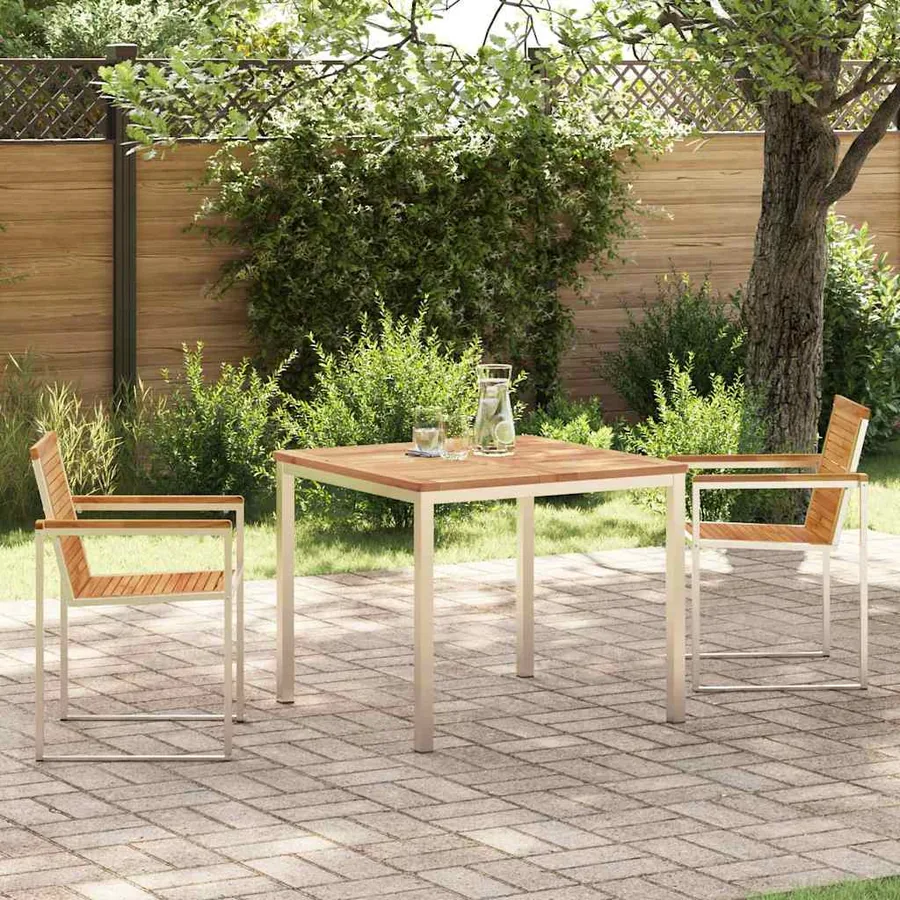 Ensemble de salle à manger pour jardin 3 pcs