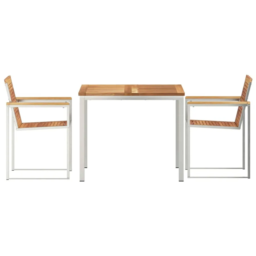 Ensemble de salle à manger pour jardin 3 pcs - 7