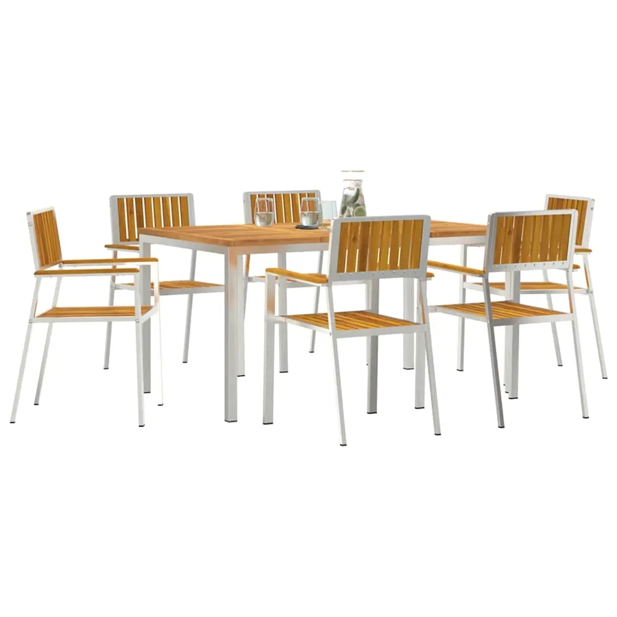 Ensemble de repas extérieur 7 pcs - 3