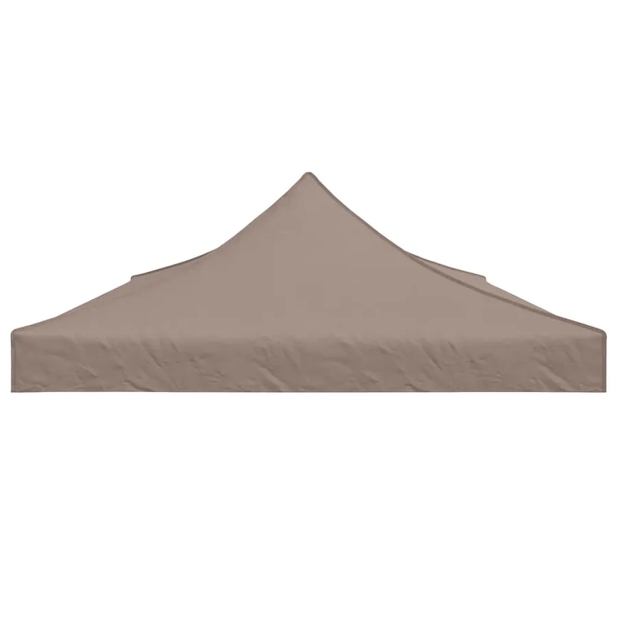 Toit de tente de réception 6x3 m Taupe 270 g/m² - 4