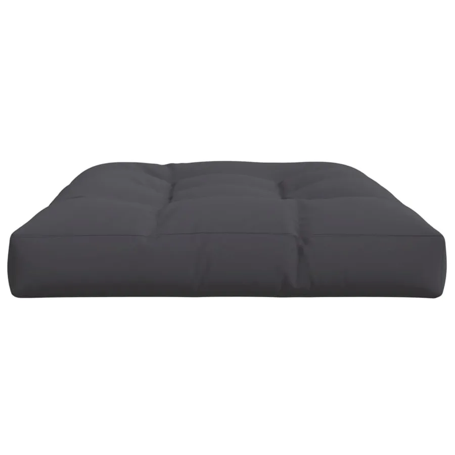 Coussin de palette anthracite 120x80x12 cm tissu - 6