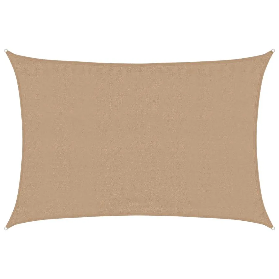 Voile d'ombrage 160 g/m² Taupe 3,5x4,5 m PEHD - 2