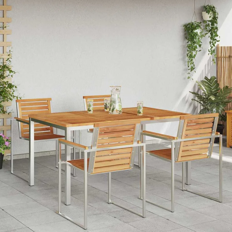 Table de salle à manger / Table de repas 150x90x75 cm - 4