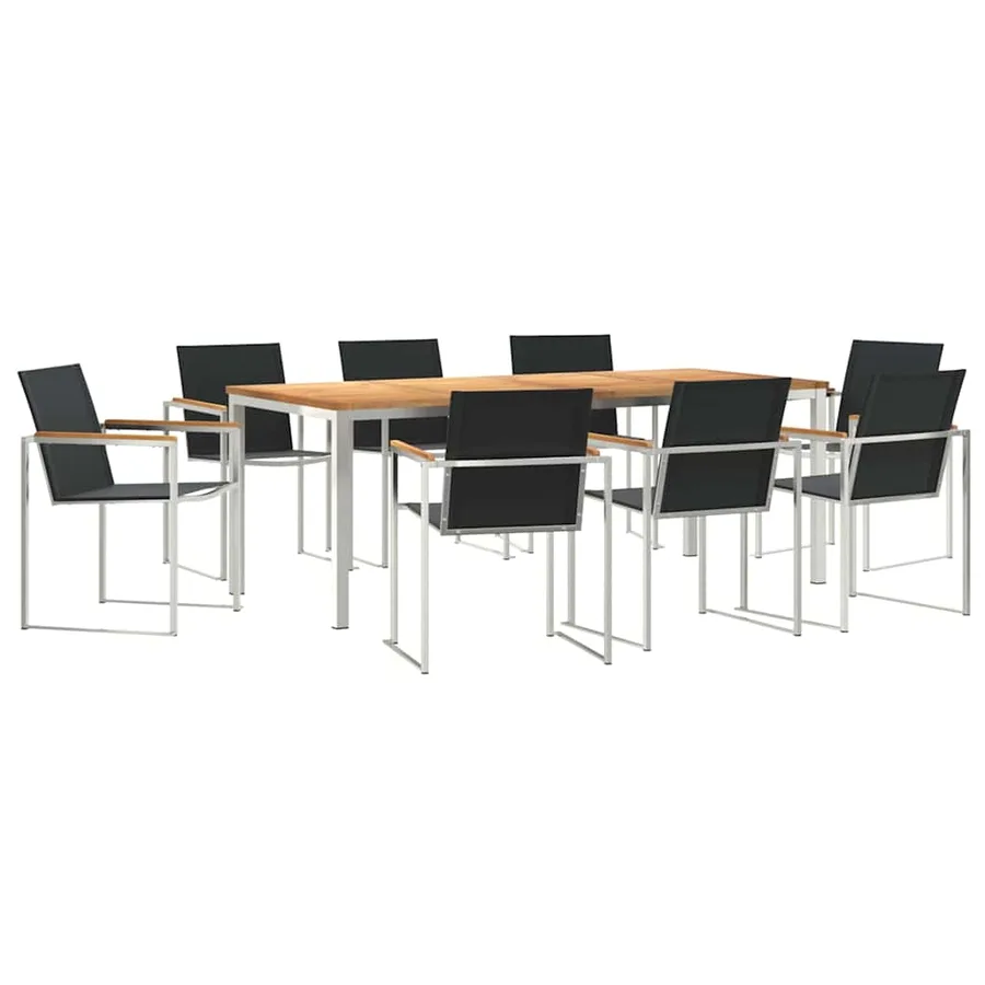 Ensemble de salle à manger pour jardin 7 pcs - 2