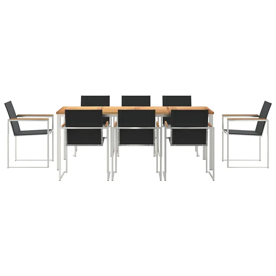 Ensemble de salle à manger pour jardin 7 pcs - 7