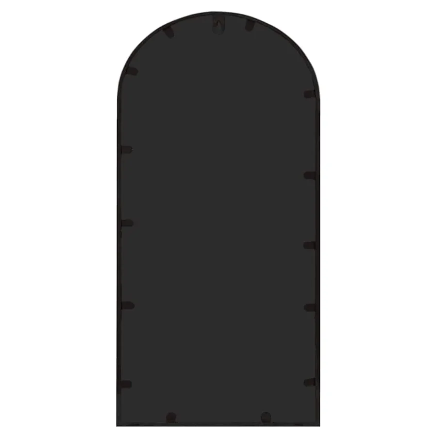Miroir de jardin Noir 70x30 cm Fer pour utilisation extérieure - 4
