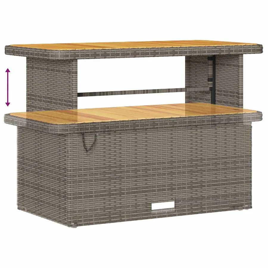 Ensemble de canapé de jardin avec coussin 10 pcs Gris - 13