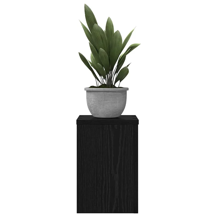 Support de Plante 2 pcs Chêne noir 20 x 20 x 30 cm - 3
