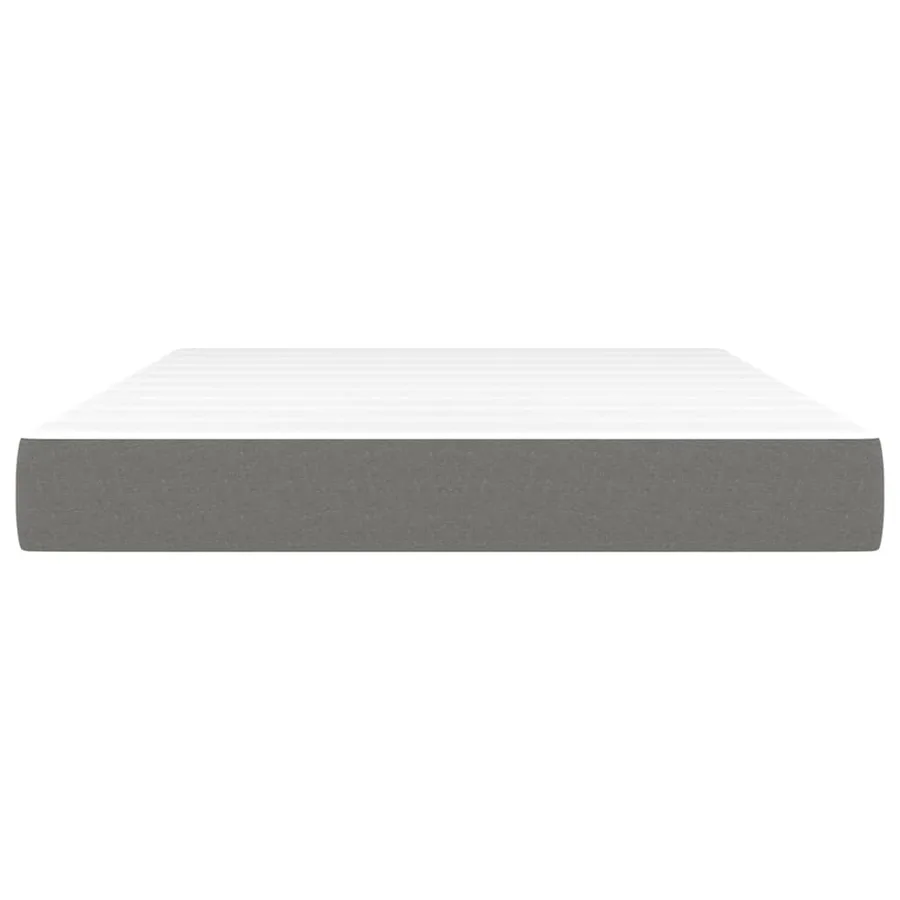 Medium Firm Pocket Sprung Bed Mattress Dark Grey 140x190x20 cm - 3