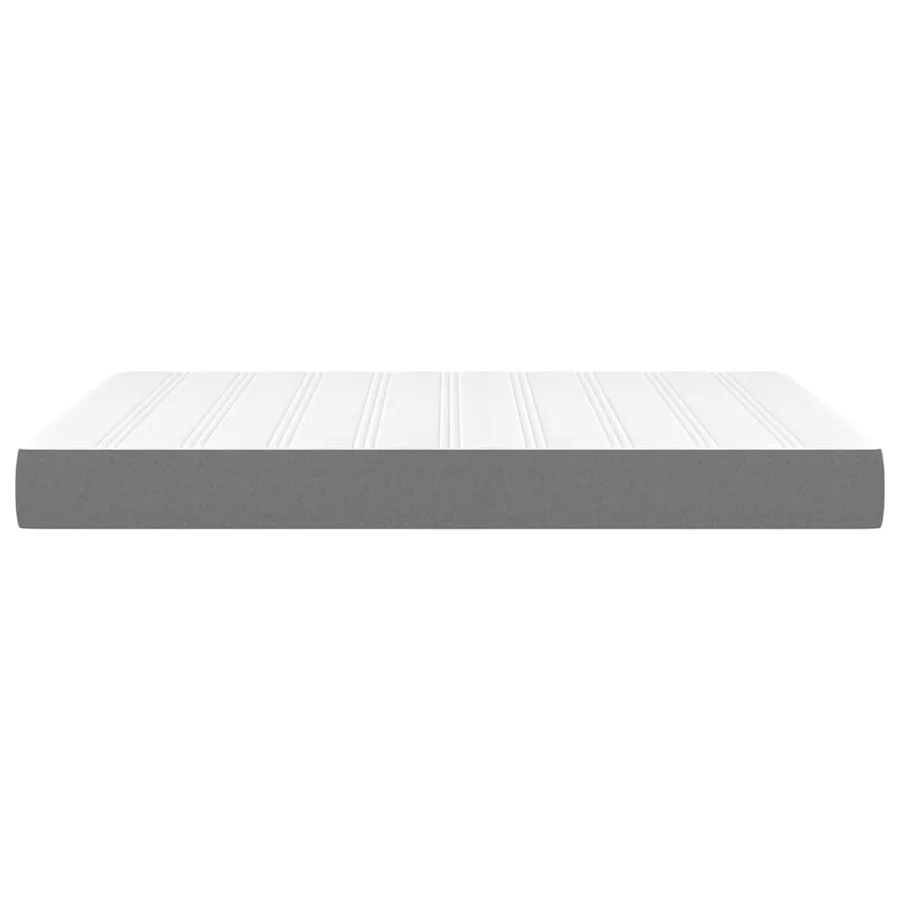 Medium Firm Pocket Sprung Bed Mattress Dark Grey 140x190x20 cm - 4